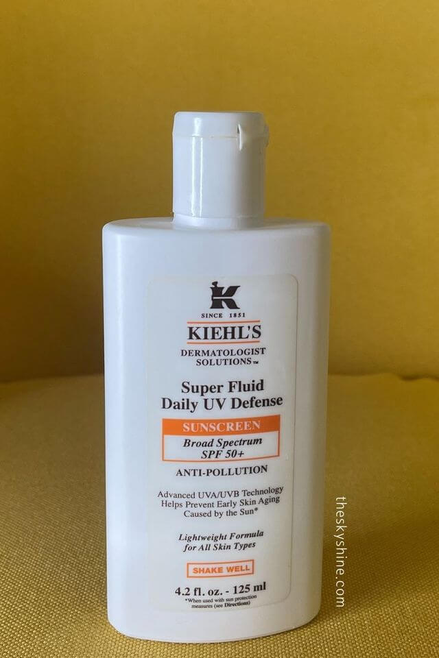 kiehl's super fluid sunscreen review for oily skin, dry skin Are you looking for a sunscreen that not only moisturizes but also naturally enhances the radiance of your face? I recommend Kiehl’s Super Fluid Sunscreen, especially for dry skin. 