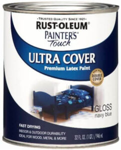 wall paint navy blue Rust-Oleum - Gloss Navy Blue 32 Fl Oz