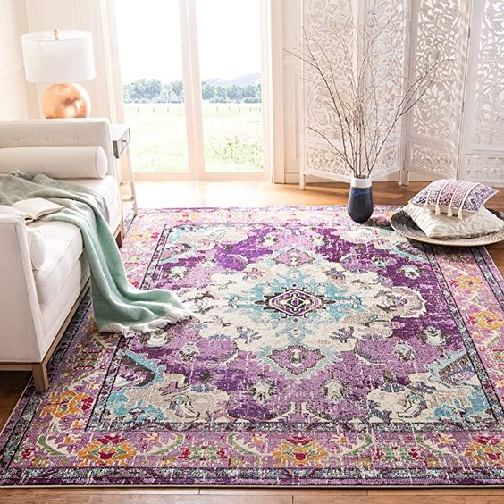 violet blue rug SAFAVIEH Accent Area Rug 4' x 5'7"