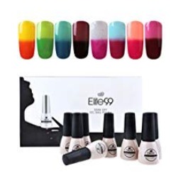 Temperature Color Changing Violet gel nail – Tutorial Try it look
Elite99 Temperature Color Changing Gel Nail 