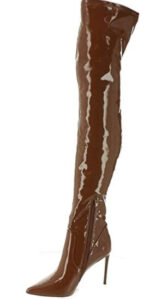 Thigh-high boots: How to wear long boots to match FW 1. Mini skirt Steve Madden Women's Viktory Fashion Boot