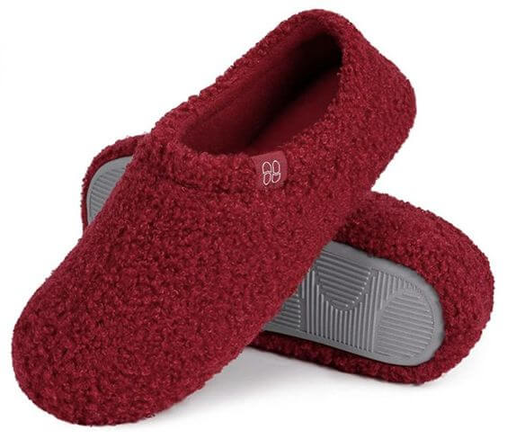 12 Best Women Slippers: Fuzzy Fluffy 2022 Women's Fuzzy Curly Fur Memory Foam Loafer Slippers with Polar Fleece Lining