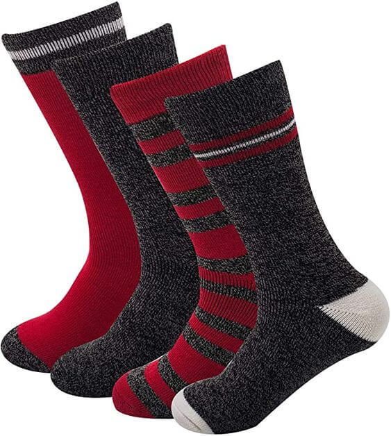 The 7 Best Winter Wool Socks & Slipper for men 1. Winter Ankle Wool Socks  Sock Amazing Stylish Men‘s 4 Pairs Thermal Socks for Winter Extreme Cold Weather Thick Crew Boot Socks