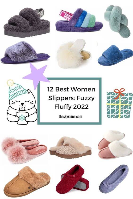 12 Best Women Slippers: Fuzzy Fluffy 2022