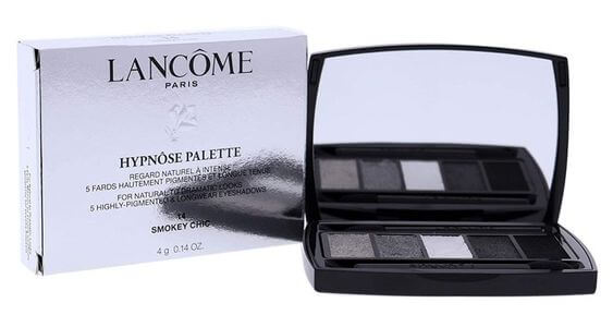5 Best Crystal Eye Makeup for Party & Festival 2022  Smokey + Crystal eye makeup Lancome Hypnose 5-Color Eyeshadow Palette - 14 Smokey Chic 