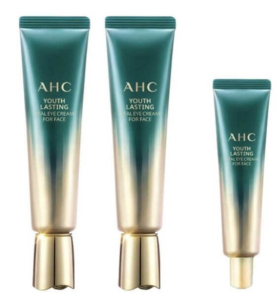 Review : AHC youth lasting real eye cream for face & Combination skin  1.  Skin type For Combination skin When I used AHC youth lasting real eye cream season9, the skin condition t-zone (nose, forehead, and chin) was dry, and the cheeks were oily.