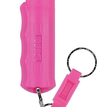 SABRE RED Pink sabre Pepper Spray Keychain