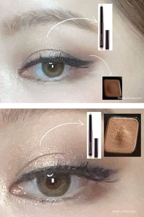 Laura Mercier Caviar Stick Rosegold 2. How to use Natural Brown Smokey Eye Makeup