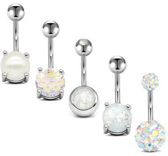 Best 10 Belly Button Rings Piercing 2022 5. Round Ball Piercing Jewelry