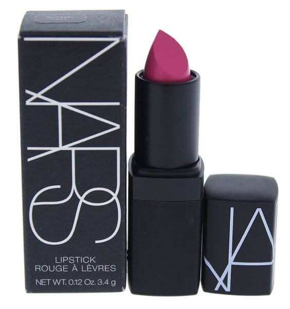 Nars Schiap Lipstick Review Vivid pink Lipstick