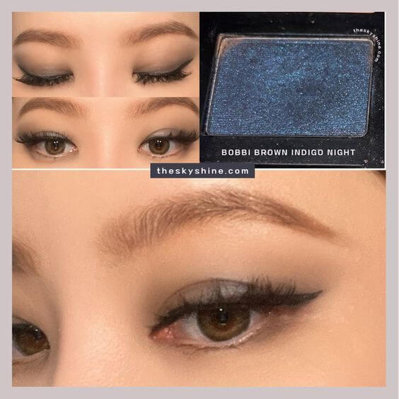 Eyeshadow: Bobbi Brown indigo night Review 2. How to use Simple Indigo Eye Makeup look 