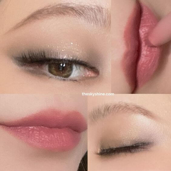 Bite Beauty Lip Crayon GLACE Review
3. Makeup look
