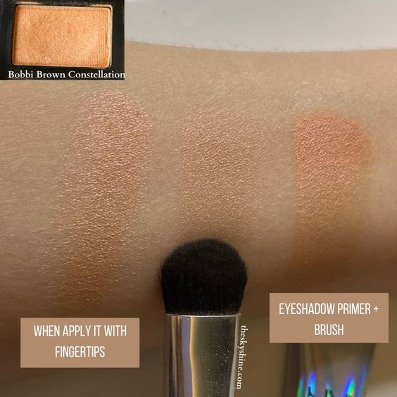 Eyeshadow: Bobbi Brown Constellation Review 1. Color Bobbi Brown Constellation is a high-shimmer coral with a matte finish.