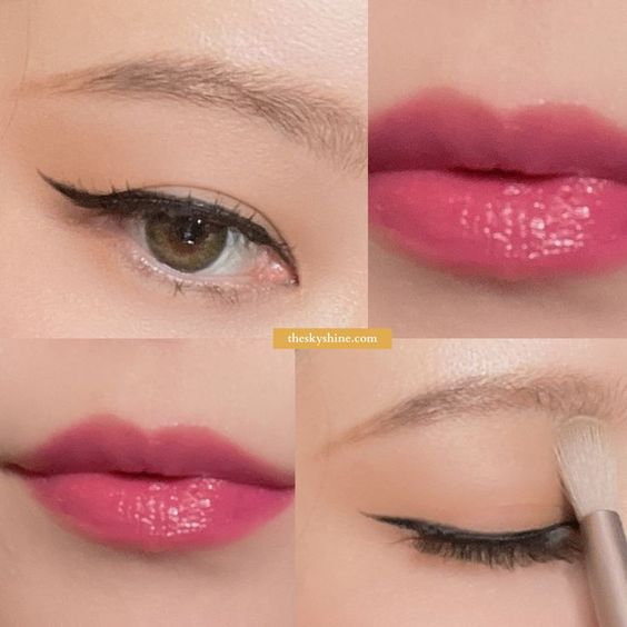 Nars Lipstick Schiap Review 3. Makeup look Everyday Summer makeup look 