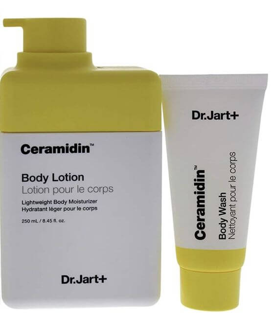 Ceramide Body Lotion for oily skin 1. Cetaphil Moisturizing Lotion  Dr. Jart+ Ceramidin Body Lotion Dr. Jart+ Ceramidin Body Lotion contains a lot of ceramide. Among the body lotions introduced today, the finish is the lightly and has immediate absorption.   