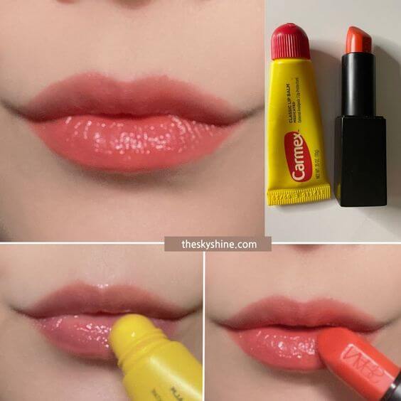 Nars Audacious Lipstick Tatiana Review 2. How to use Natural moist orange lips Natural moist orange lips Firstly, apply carmex lip balm. And apply a small amount of Nars Tatiana on lips. When you tap Nars Tatiana lightly, the same color as the picture above comes out.