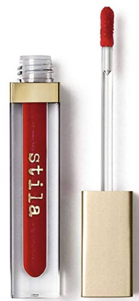 How to Turn Rich Magenta Lips into Glossy Red Lips Tutorial Step 2: Apply a Red Lip Gloss stila Beauty Boss Lip Gloss in the red