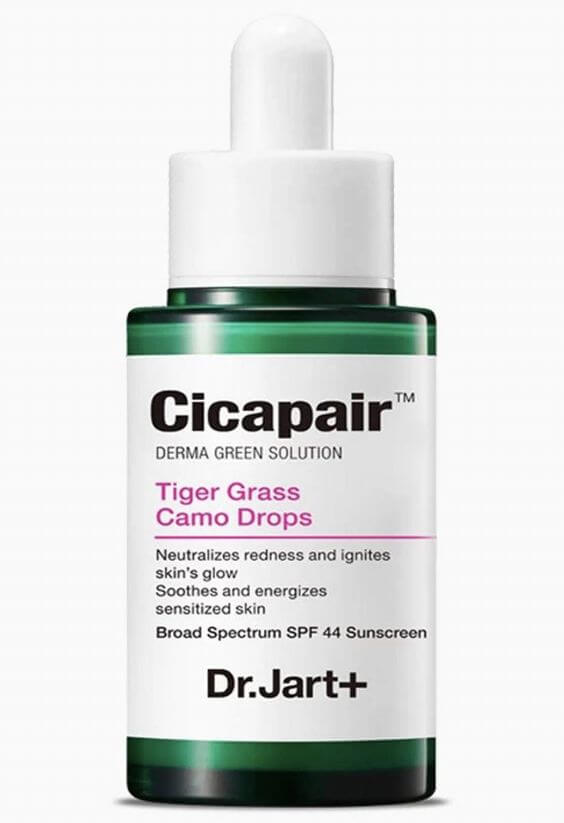 Dr. Jart+ Cicapair Calming Gel cream Review Combination skin Get the look: Best combination serum with Dr. Jart+ Cicapair Calming Gel Cream Dr.Jart+ Cicapair Tiger Grass Camo Drops