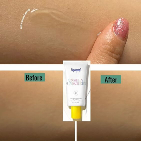 Supergeep! Unseen sunscreen SPF 40 Review Oily skin