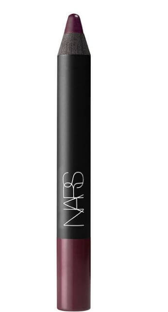 7 Best Dark Purple Lipstick  3.  Dark Purple Nars Lip pencil Train Bleu creates an immediate bold dark purple lips. Also, the advantage makes bright for medium skin tone.
