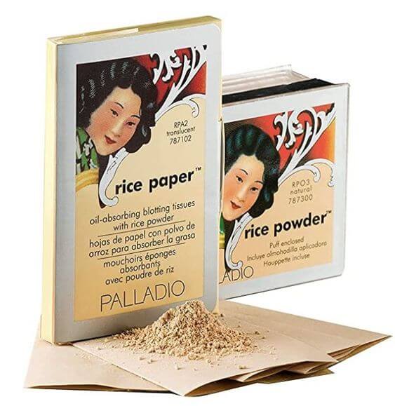 4 Best blotting paper for oily skin 2022 Palladio rice paper blotting tissues are great for absorbing excess oil. In particular, rice powder help to absorb oil and look fresh makeup last longer