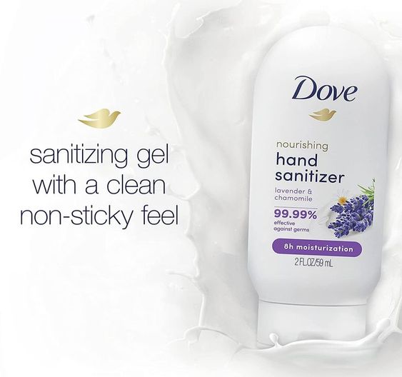 5 Best hand sanitizer travel size bulk 2022 Dove Nourishing Hand Sanitizer