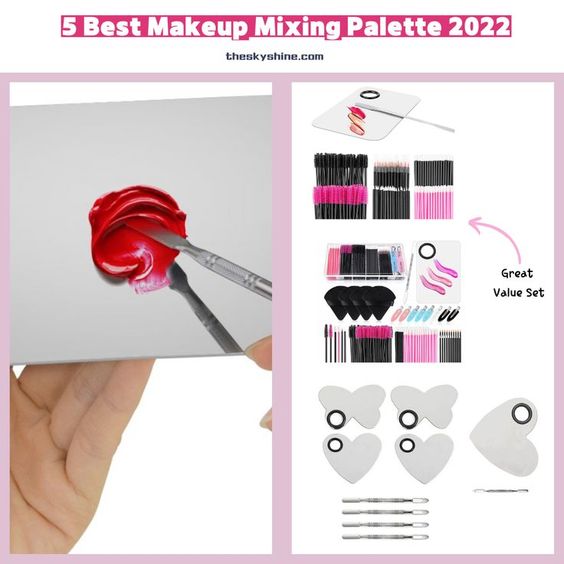 5 Best Makeup Mixing Palette 2022 Makeup Mixing Palette is a must makeup product that can easily manufacture various colors of products in a unique color and helps you to do makeup quickly and cleanly, so it's good for personal use or for multiple people to do makeup at the same time.