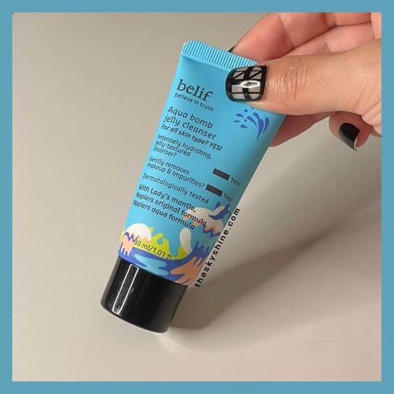 Belif Aqua Bomb Jelly Cleanser Review