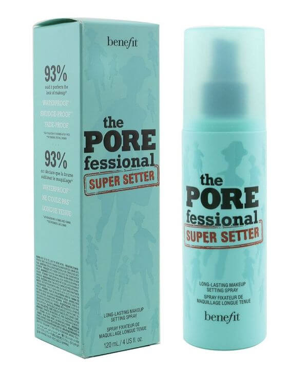 Makeup Setting Spray: The Secret to Long-Lasting Makeup The Best Makeup Setting Sprays  benefit the porefessional super setter This makeup setting spray can used well on oily, combination, dry, sensitive skin. Especially, It is the best for combination skin with oily skin.