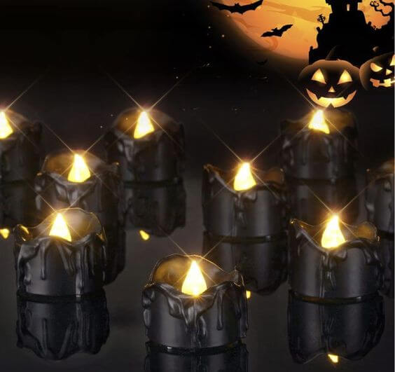 18 Best Halloween Home Decor 2. Halloween LED Candle Lights & Candles