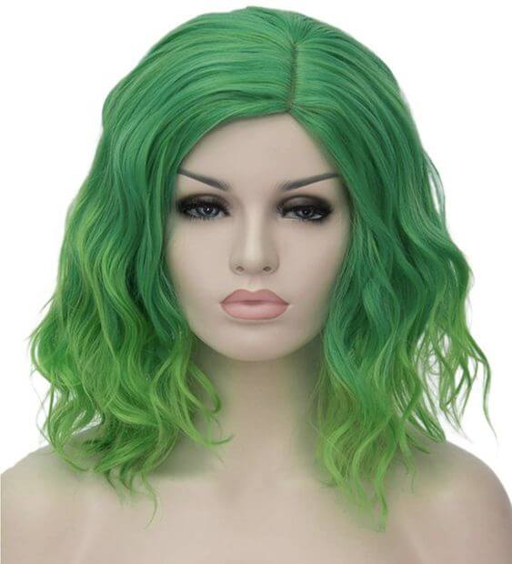 19 Best Halloween Joker Costume Idea: Makeup, Hair, Sui Green Wigs for Women 14'' Short 
