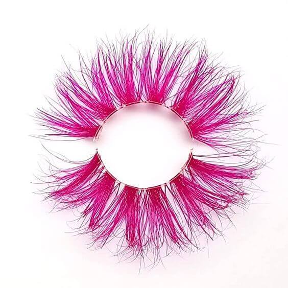 10 Best Pink Eyelashes 1. Natural Looking 2. Super Long Eyelashes pink eyelash Pink Mink false Lashes 