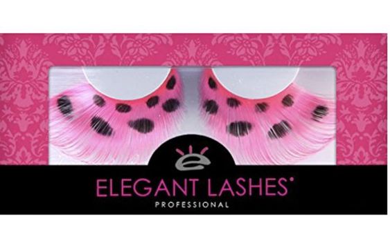 10 Best Pink Eyelashes 4. Pink Leopard false eyelashes