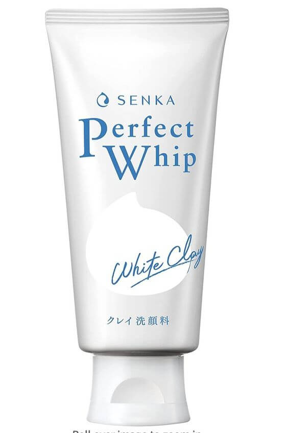 6 of the Best Foam Cleansers to Tame Oily Skin 3. Cream Cleanser
Senka Perfect White Clay Facial Cleanser  is a gentle and effective deep pore cleanser that contains white clay. It also contains Shiseido’s unique moisture-boosting Aqua-In-Pool ingredient to control excess sebum and soothe inflammation while reinforcing the skin’s natural barrier during summer.