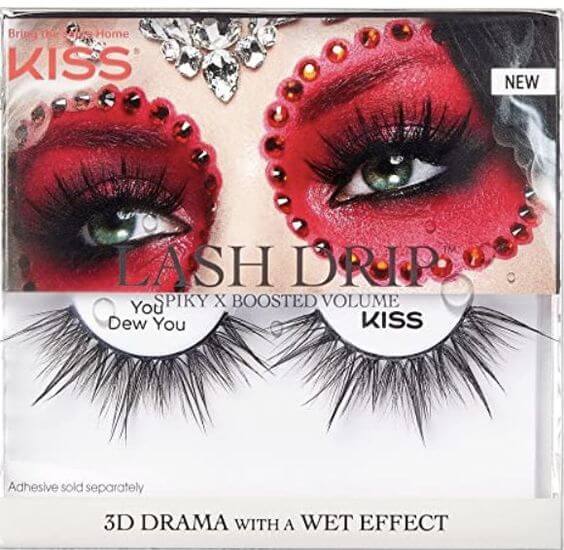 16 Best False Eyelash Halloween Costume  Black Long Lashes & Cat and Fox Lashes KISS Halloween Lash Drip False Eyelashes,