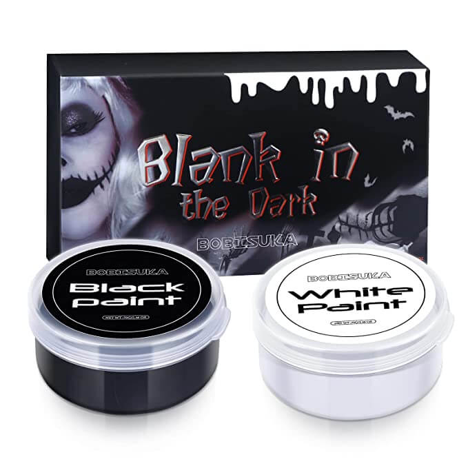 13 Best Halloween Makeup Palette Set 2. Oil-based face and body Paint palette BOBISUKA White & Black: This covers efficiently without dryness.