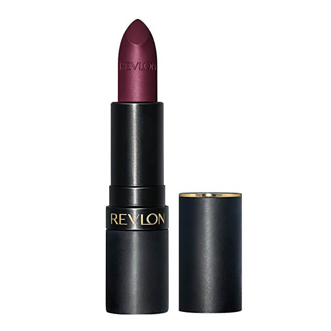 7 Best Dark Purple Lipstick 2. Reddish Purple REVLON Black Cherry REVLON  021 Black Cherry is a deep burgundy (purple based red) with a matte finish.