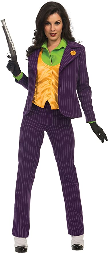 Halloween Cosplay Party Outfit Suit  Womens Joker Costume