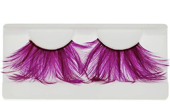 16 Best False Eyelash Halloween Costume Pink Faux-Feather Lashes