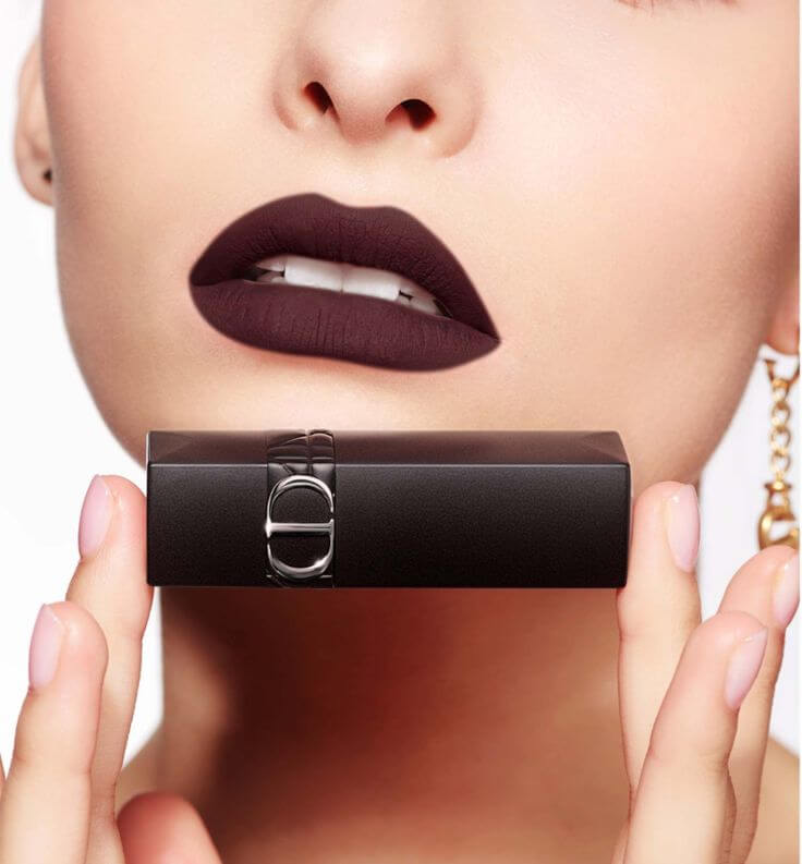 Top 3 Waterproof Black Lipsticks for Halloween Dior's Lipstick in 111 Night is a deep, matte black that offers intense pigmentation and long-lasting wear. 
DIOR Rouge Dior Forever in 111 Night