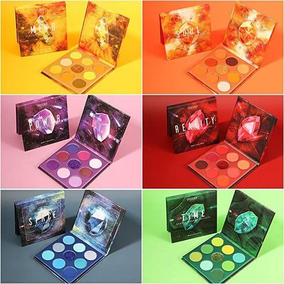 11 Best Halloween Eyeshadow palette 2022 1. Rainbow Eyeshadow Palette 54 shades: the creamy eyeshadows of velvety texture glide onto lids and deliver an ultimate color payoff with glitter, matte, shimmer finish.
docolor eyeshadow palette