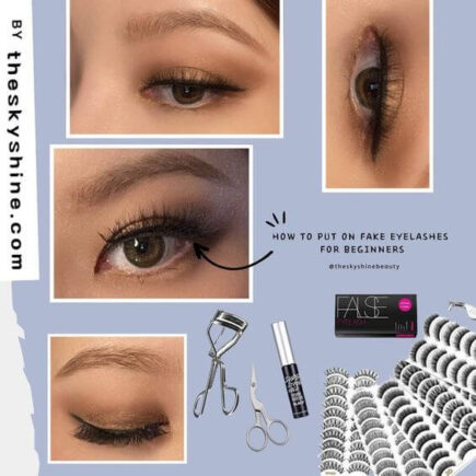 How to Put on Fake Eyelashes For Beginners