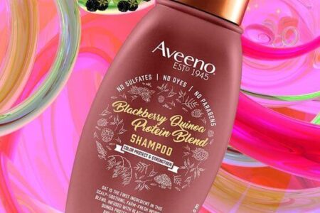 Aveeno Blackberry Quinoa Protein Blend Shampoo Review
