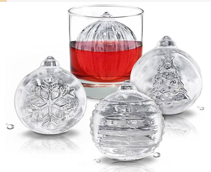 The 3 Best Glasses for Whiskey Lovers Get the look: Christmas Ornament Ice Molds 
Tovolo Christmas Ornament Ice Molds, Set of 4, 