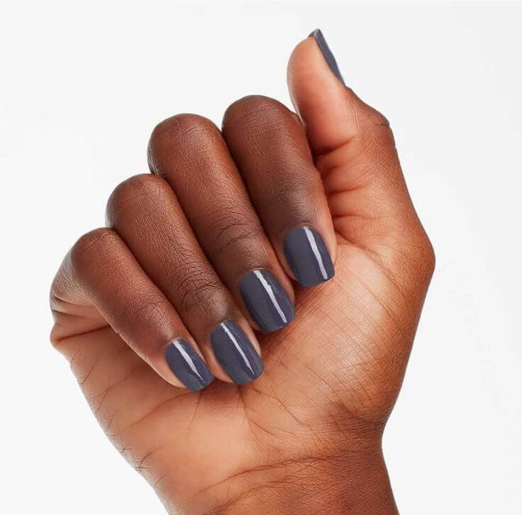 Dark Blue: The Must-Have Nail Polish for Every Season 2. OPI Nail Lacquer in Less is Norse Blue-toned nails can add chicness to any outfit, whether it's casual or formal.
OPI Nail Lacquer, Less is Norse, Blue Nail Polish,
