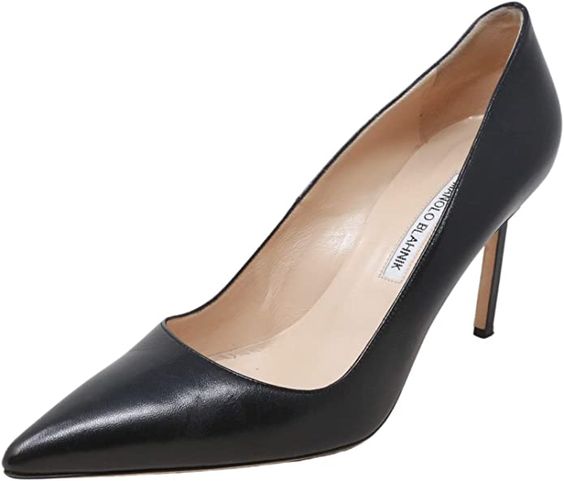 12 Best Valentine's Day Gifts For Her 5.Shoes For Women High heels MANOLO BLAHNIK  is a recommended product for a woman with narrow foot with a moderate height of heel.
MANOLO BLAHNIK Women's BB 90 10048 Pump 