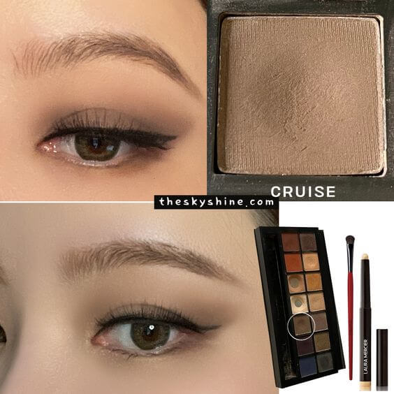 Smashbox Eyeshadow Cruise Review 2. How to use  Using all over eyelids Smashbox Cruise can use to make contours lids that create a deep shade.