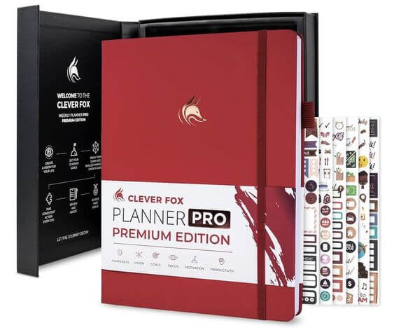 2023 Beaty trend color: Viva Magenta Viva Magenta Office & Home item  Best Weekly & Monthly Planners Clever Fox Planner size: A4 (8.5" x 11") A5