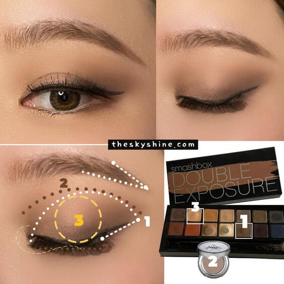 Smashbox Eyeshadow Cruise Review 2. How to use Natural Gold Shimmer Eye Makeup Combined with cruise and gold shimmer shades, you can complete more mature and refined natural eye makeup. It's a makeup look that goes well with fall and winter with a warm color.