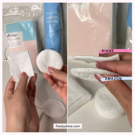 Amazon Basics Cotton Rounds vs Diane Cotton Squares: Which is Better for Your Skincare Routine?